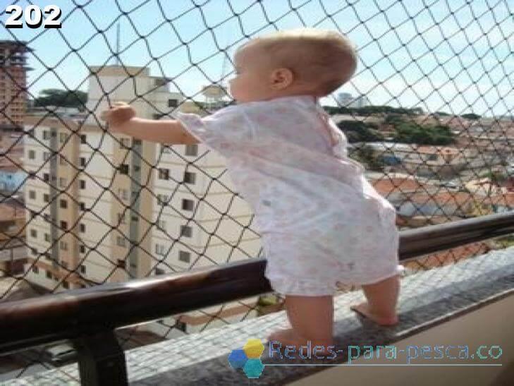 Balcones con mallas - seguridad para niños